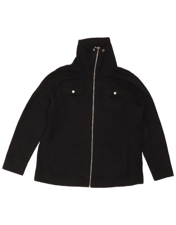 Giacca da tuta da donna Ralph Lauren UK 18 XL cotone nero