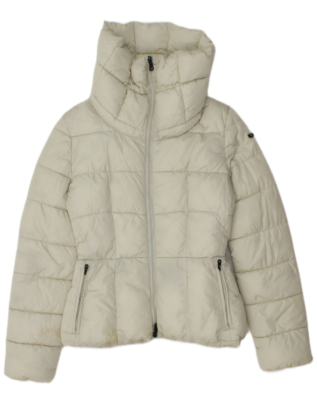 Giacca Imbottita Donna Refrigiwear IT 42 Medium Bianco Sporco Poliammide