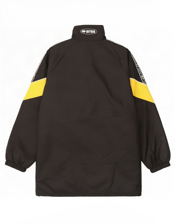 Errea Cappotto imbottito oversize con grafica da uomo UK 40 Large Black Colourblock