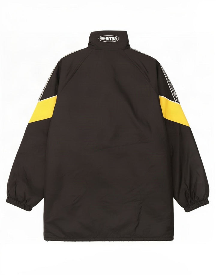 Errea Cappotto imbottito oversize con grafica da uomo UK 40 Large Black Colourblock