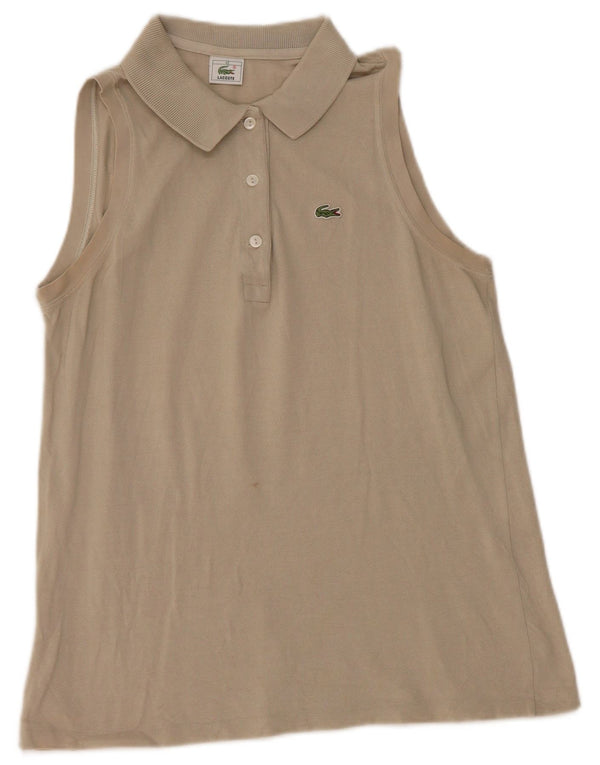 Polo senza maniche da donna Lacoste EU 42 Large Grigia