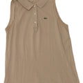 Polo senza maniche da donna Lacoste EU 42 Large Grigia