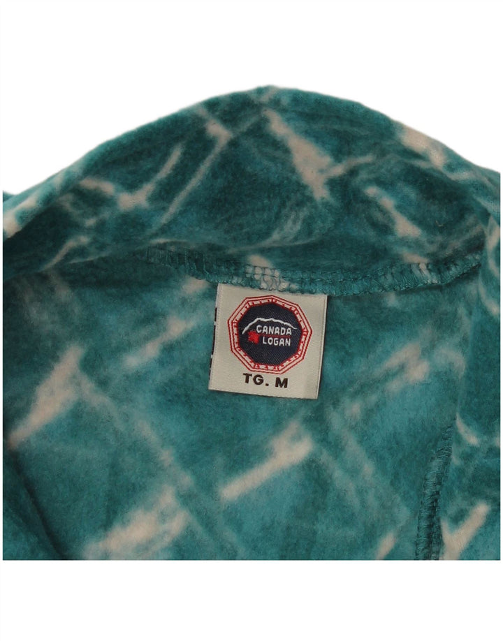 Giacca in pile da donna CANADA LOGAN UK 14 Poliestere a quadri verde medio