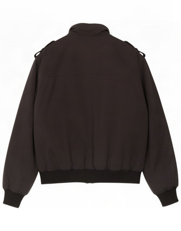 Enrico Coveri Giubbotto bomber da uomo UK 40 Large Nero Poliestere