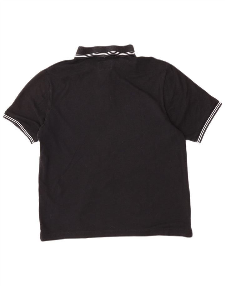 Polo da uomo con grafica Easy Fit Champion, cotone nero medio