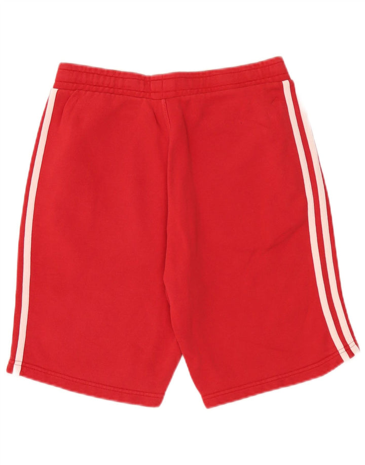 Pantaloncini sportivi da uomo Adidas piccoli in cotone rosso