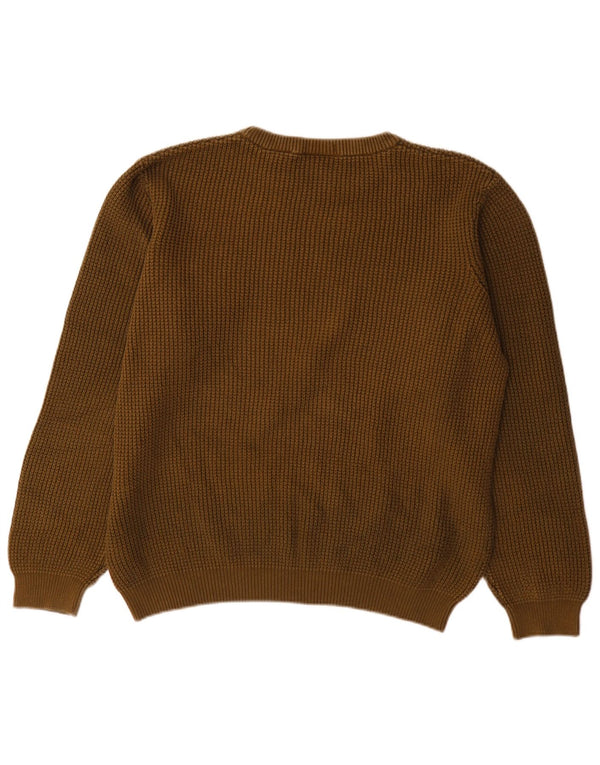Maglione maglione girocollo da uomo Timberland grande cotone kaki