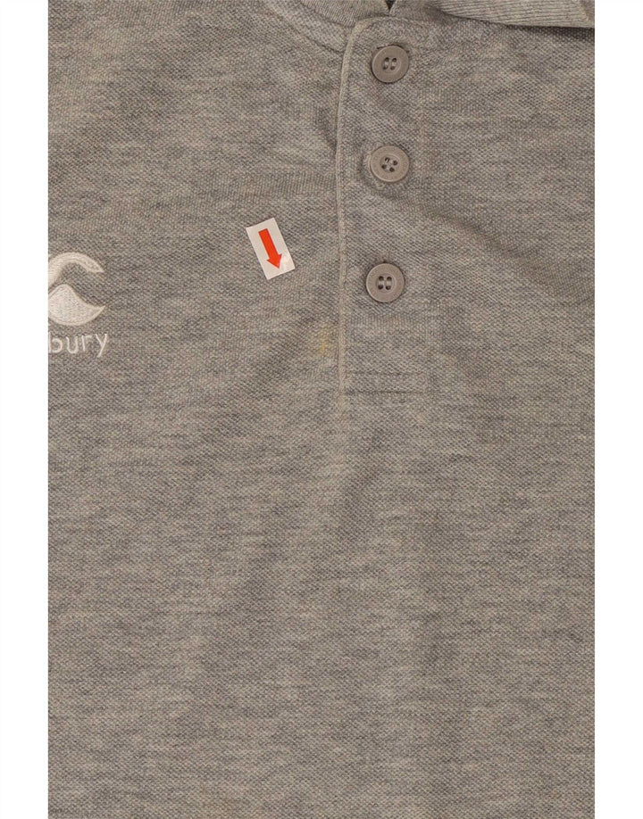 Polo da uomo Canterbury grande grigia