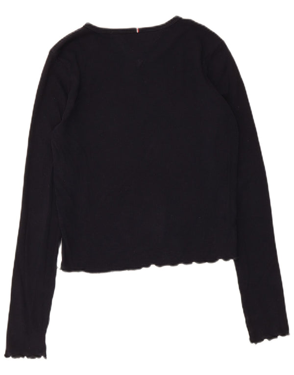Top corto per bambina Tommy Hilfiger manica lunga 13-14 anni blu navy