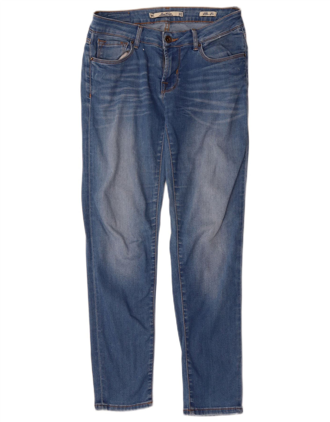 Jeans slim da donna Zara EU 34 2XS W24 L27 Blu