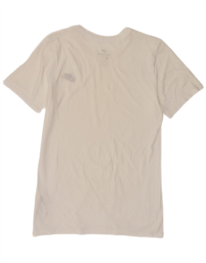 T-shirt Nike da uomo Top Small in cotone bianco