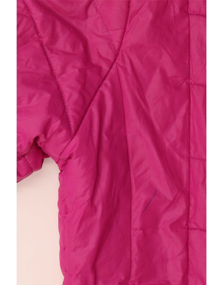 Giacca imbottita oversize con cappuccio da donna Kappa UK 10 piccola rosa poliestere