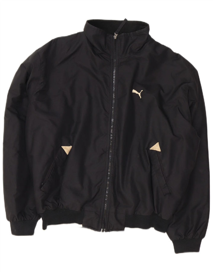 Giacca bomber da uomo vestibilità ampia Puma UK 38 media nera