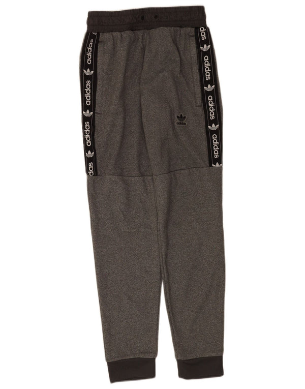 Pantaloni da tuta grafica da uomo Adidas Joggers Small Grey Colourblock