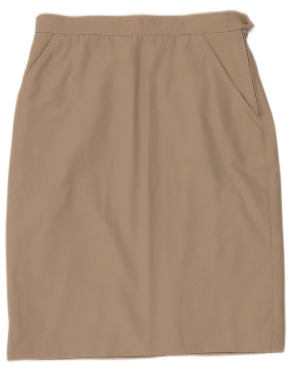 Gonna a tubino da donna Marella UK 16 Large W30 Beige Lana