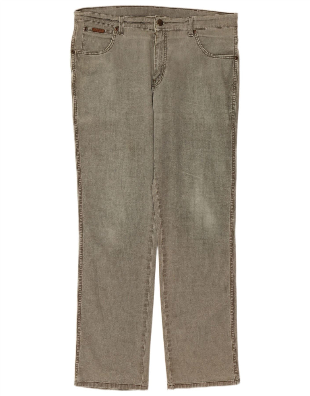 Jeans dritti elasticizzati Texas da uomo Wrangler W36 L32 cotone grigio