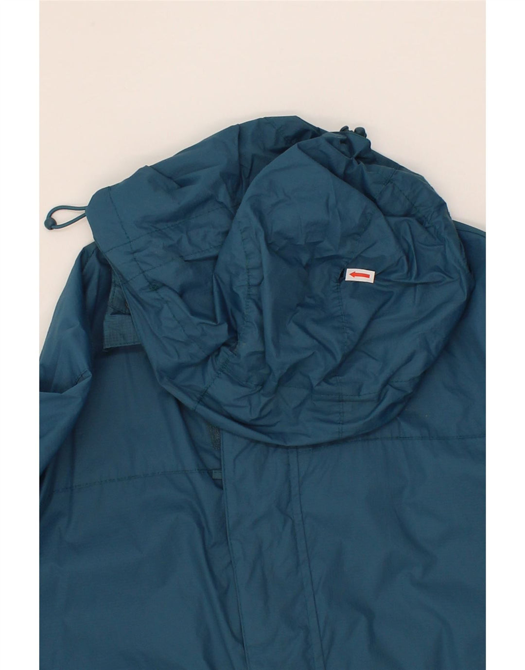 MOUNTAIN WAREHOUSE Mens Hooded Rain Jacket UK 34 XS Blue Nylon Vintage Mountain Warehouse and Second-Hand Mountain Warehouse from Messina Hembry 
