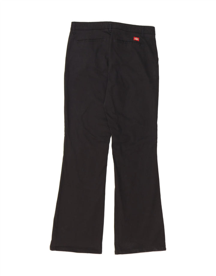 DICKIES Womens Bootcut Chino Trousers US 10 W34 L33 Black Cotton Vintage Dickies and Second-Hand Dickies from Messina Hembry 