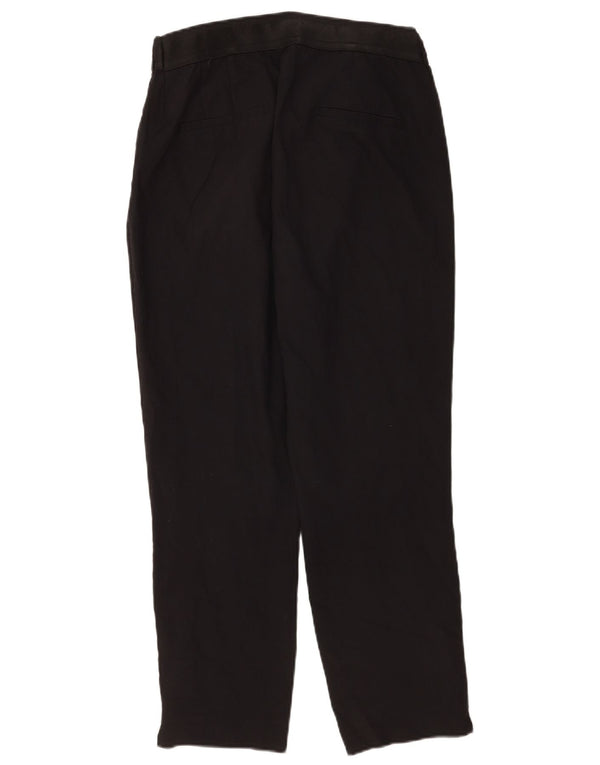 Pantaloni chino dritti da donna Zara XL W32 L26 cotone nero