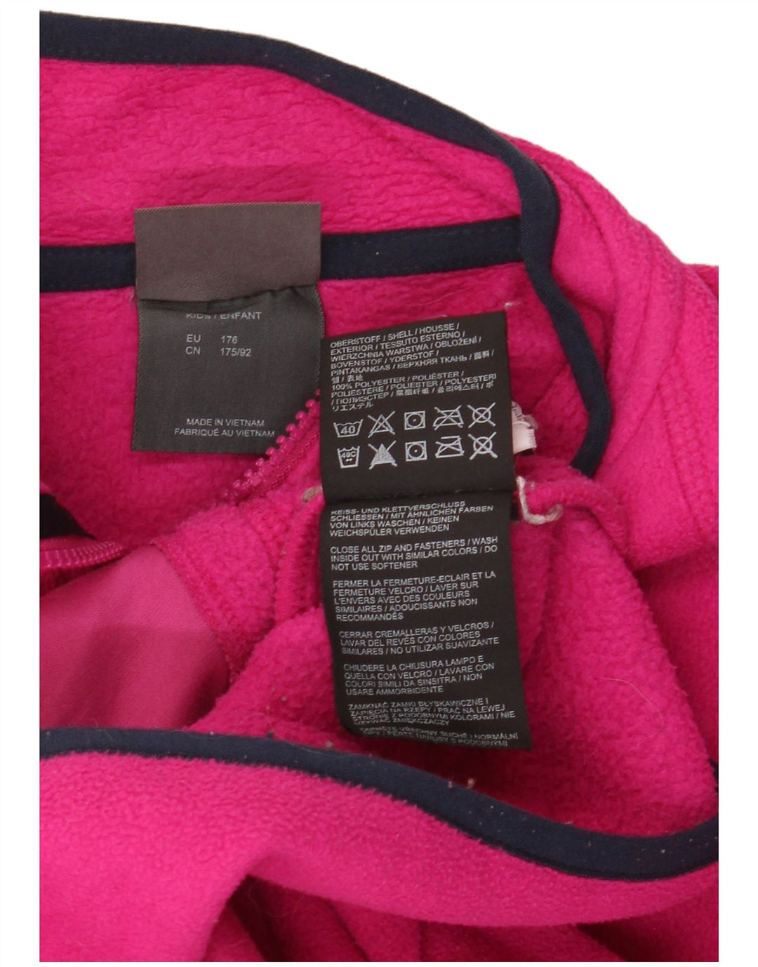 Giacca in Pile Bambina JACK WOLFSKIN 15-16 Anni Poliestere Rosa