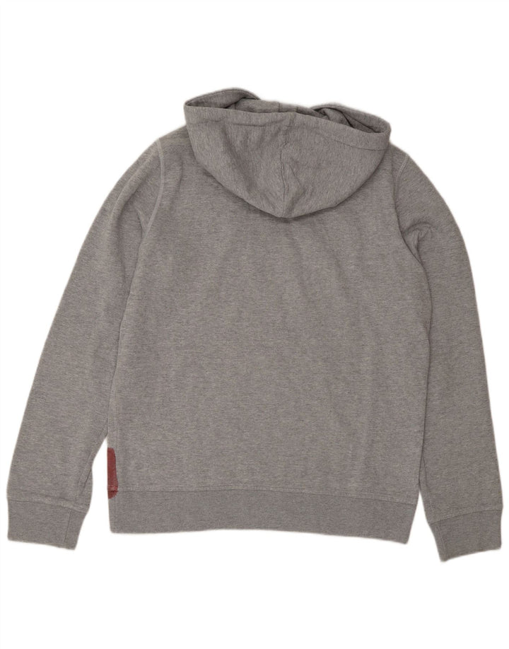 Maglione con cappuccio grafico da uomo Converse Grigio medio