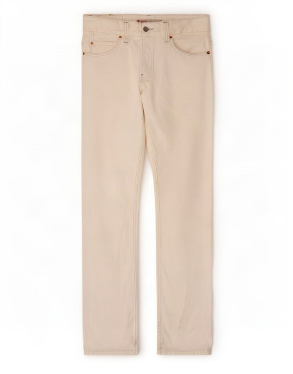 Jeans Levi's 511 Slim da donna W33 L34 cotone bianco
