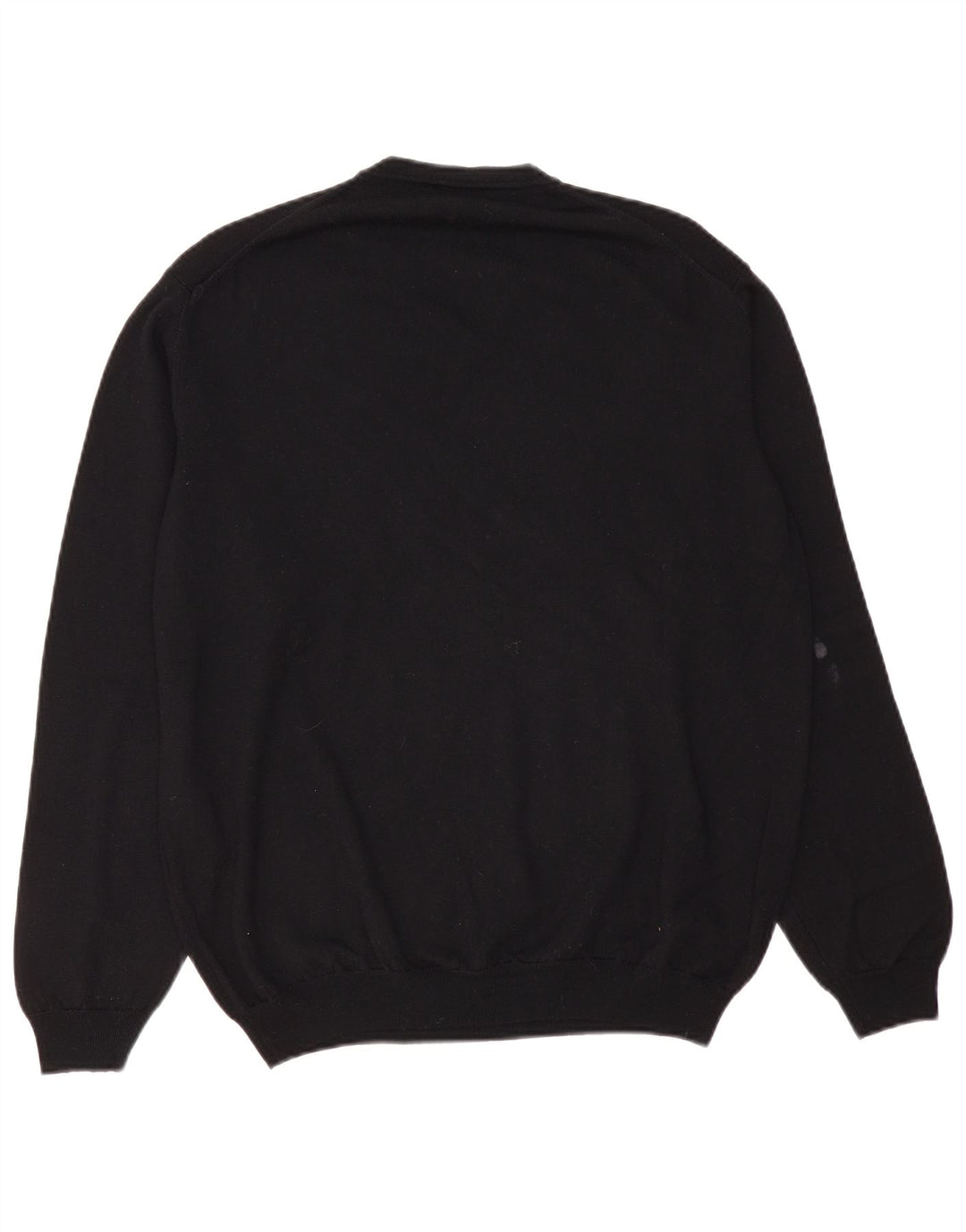 Maglione Trussardi Jeans Uomo Scollo a V XL Lana Nera