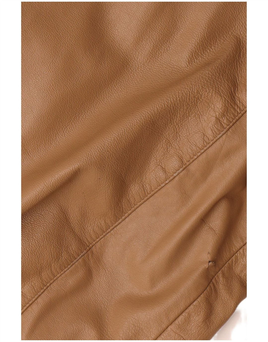 Giacca in pelle vintage da uomo IT 54 XL Pelle color block beige