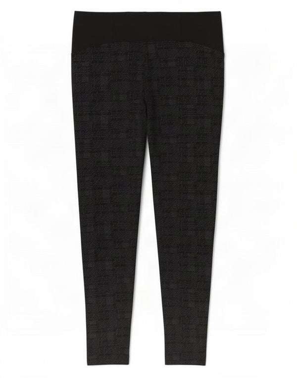 Pantaloni casual da donna Marks & Spencer UK 16 Large W34 L27 Nero geometrico