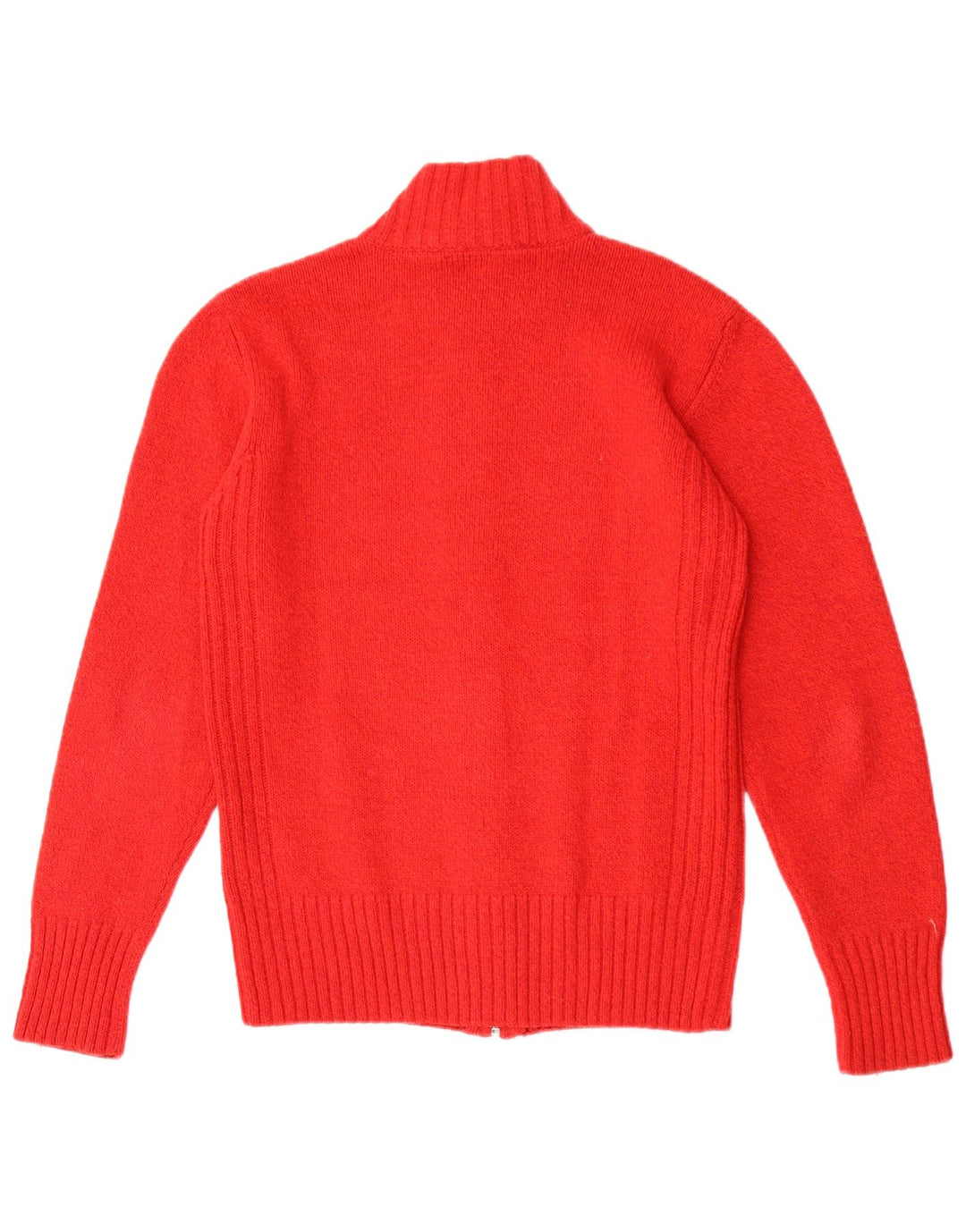 Maglione cardigan grafico da donna Datch UK 14 Poliestere rosso medio