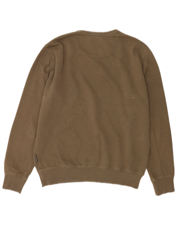 FRENCH CONNECTION Felpa da uomo Maglione XL Cotone kaki