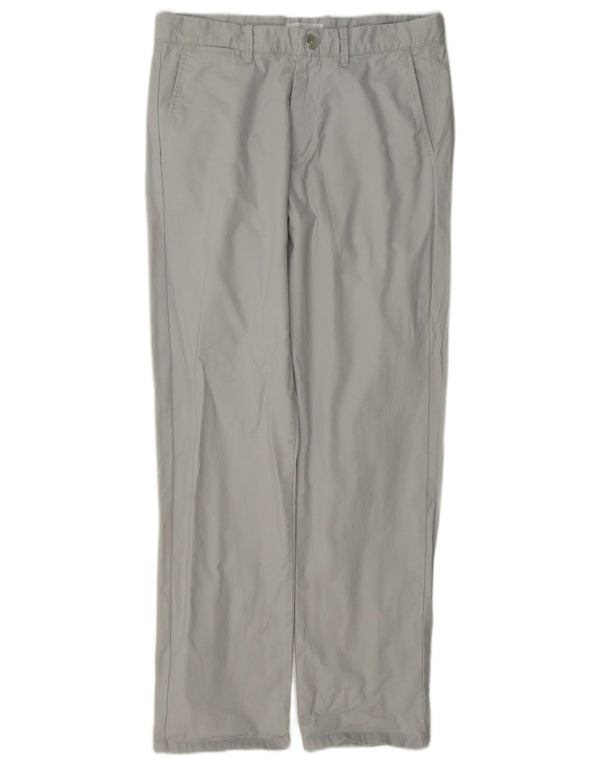 Pantaloni chino dritti da uomo Calvin Klein W31 L32 in cotone grigio
