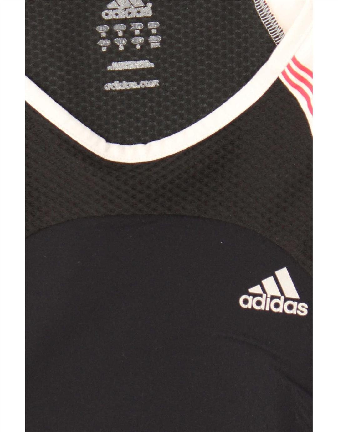 Canotta Adidas Climacool da donna UK 10 Small Black Colourblock