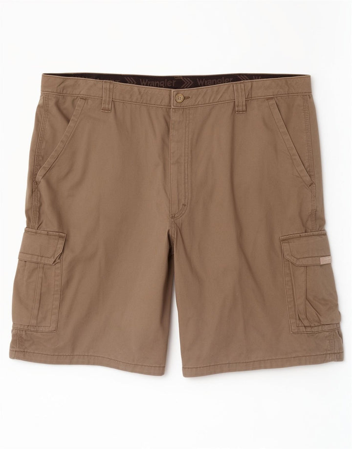 Pantaloncini cargo da uomo Wrangler XL W42 in cotone grigio