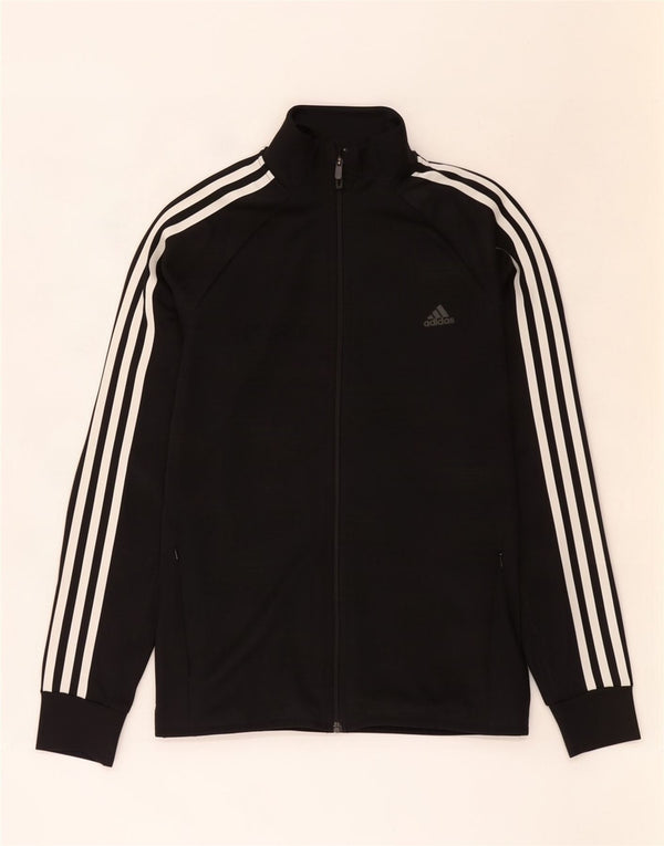 Giacca da ginnastica Adidas Climalite da donna UK 12/14 media nera