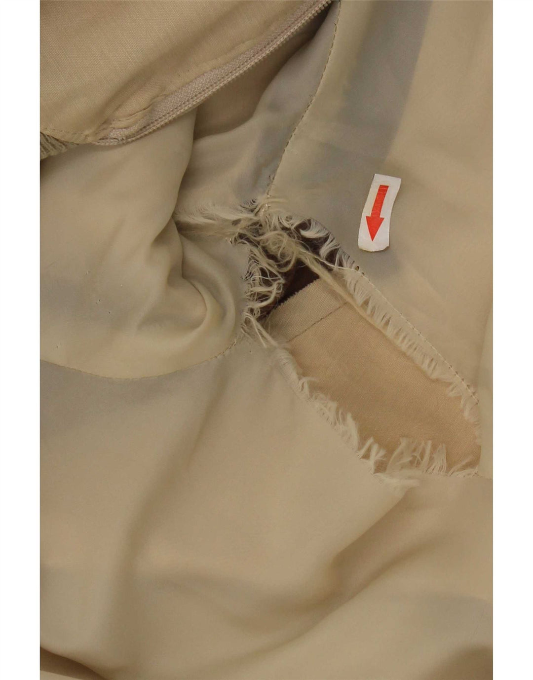 Giubbotto bomber vintage da uomo UK 42 XL Poliestere color block beige