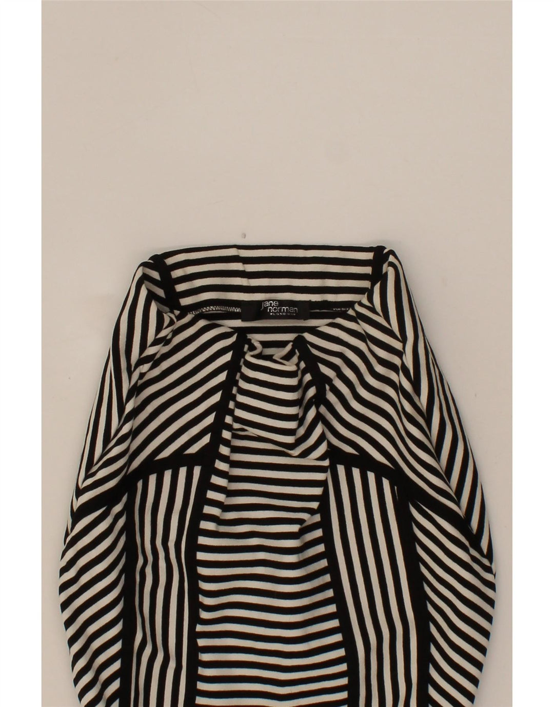 JANE NORMAN Womens Pencil Skirt W26 Small  Black Striped Vintage Jane Norman and Second-Hand Jane Norman from Messina Hembry 