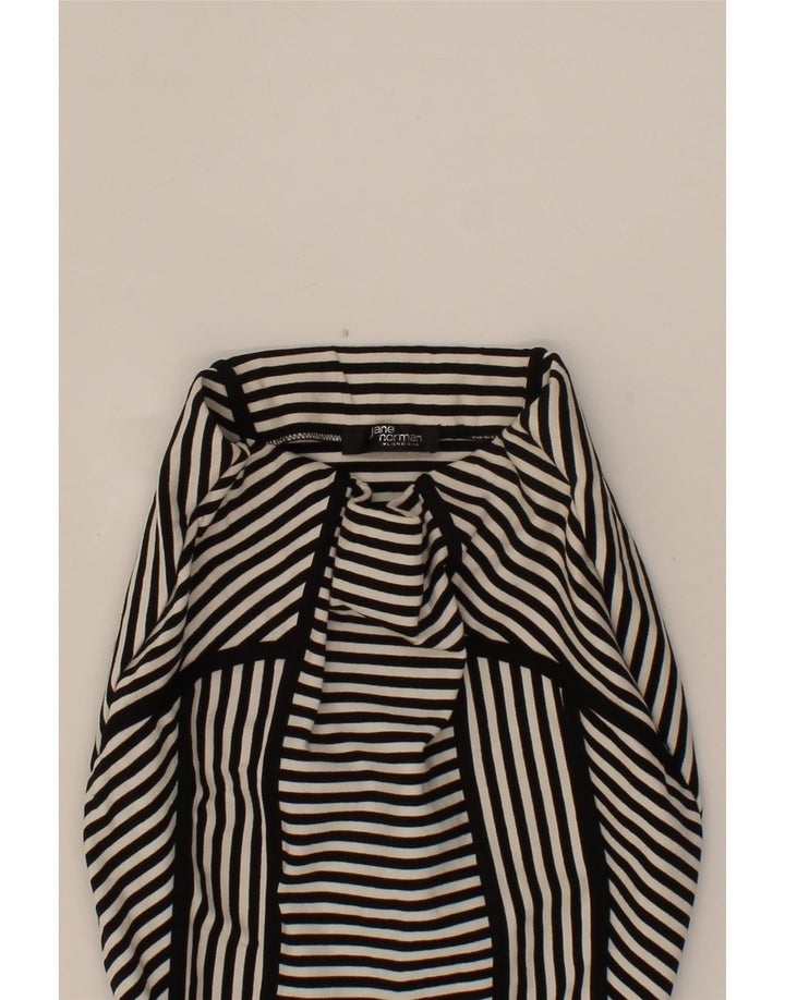 JANE NORMAN Womens Pencil Skirt W26 Small  Black Striped Vintage Jane Norman and Second-Hand Jane Norman from Messina Hembry 