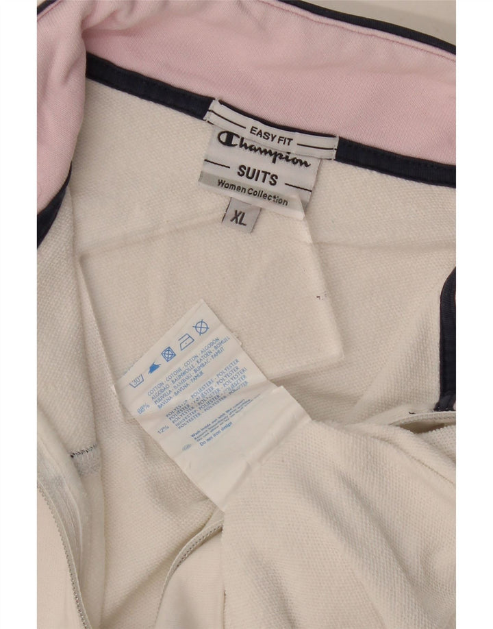 Giacca da tuta da donna Champion UK 18 XL Cotone bianco