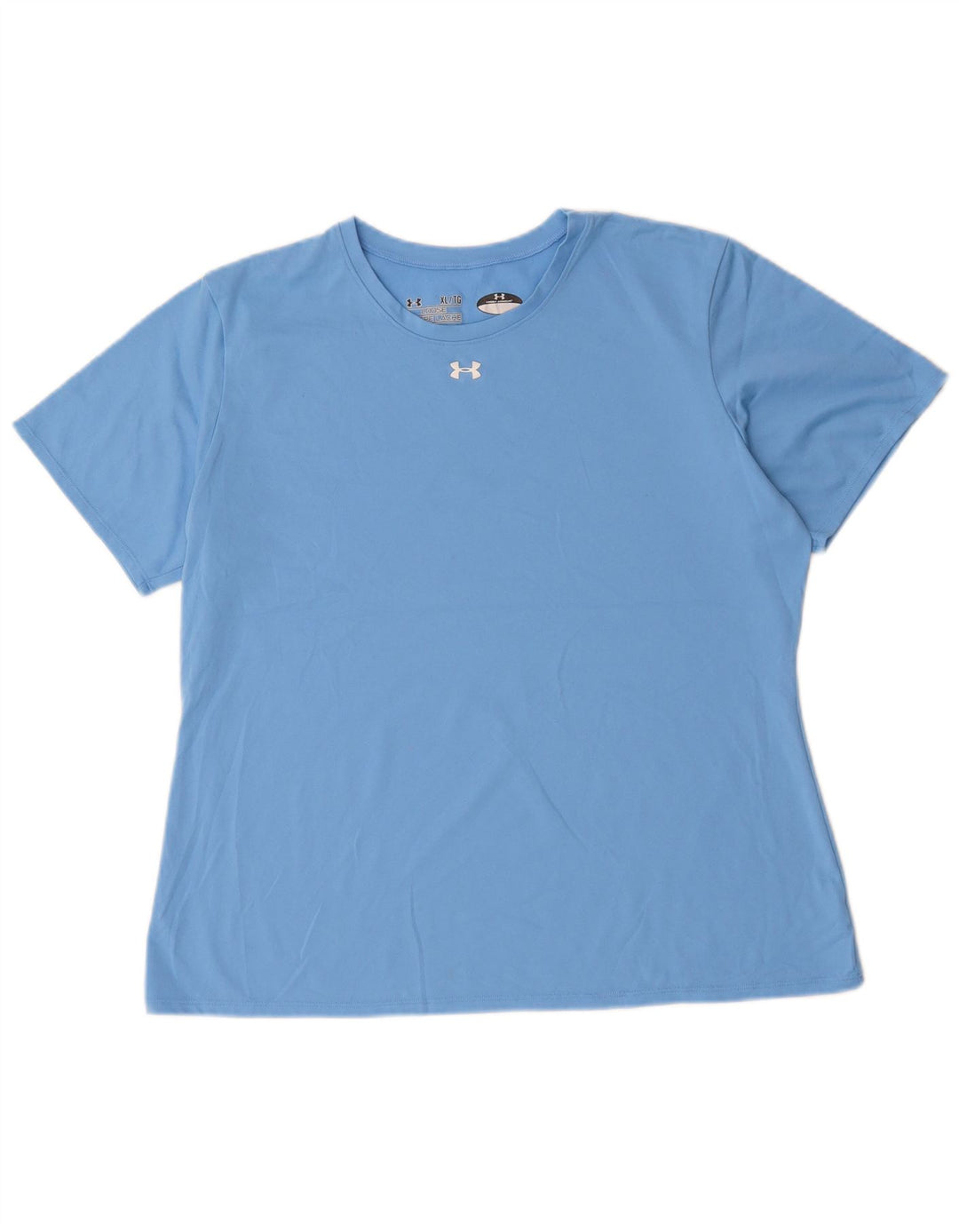 T-shirt Heat Gear da donna UNDER ARMOUR UK 18 XL poliestere blu