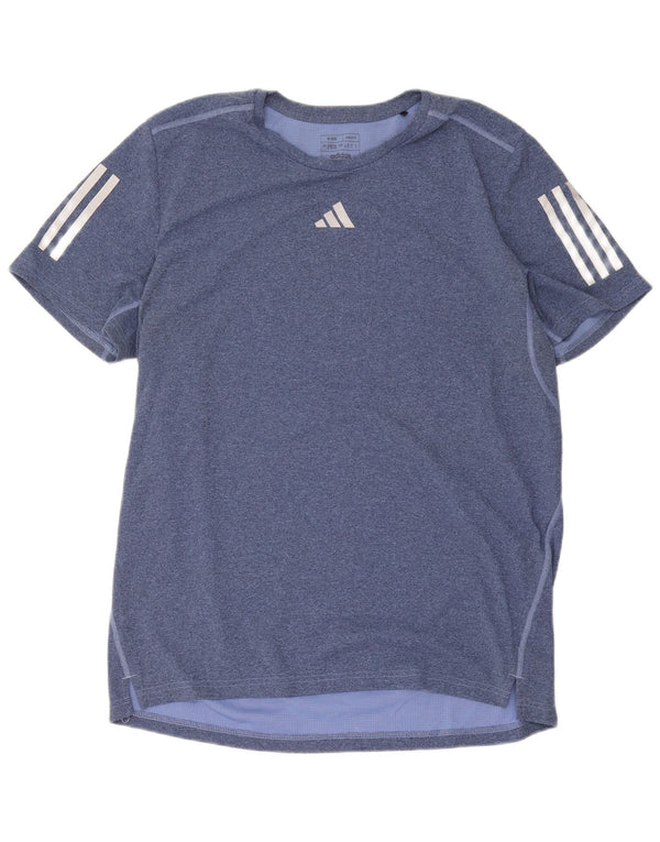 T-shirt Adidas Aeroready Regular Fit da uomo grande blu