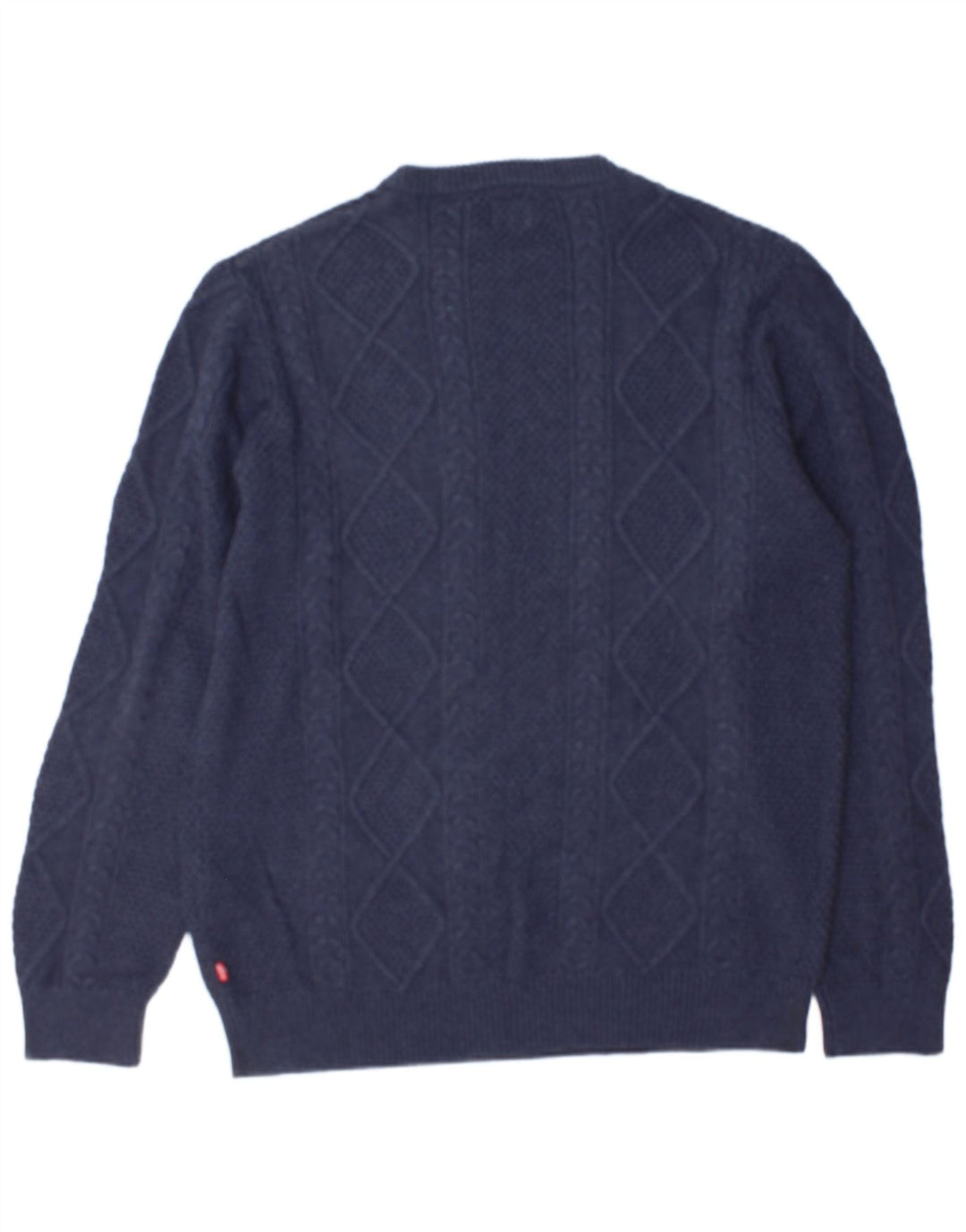 Maglione maglione girocollo da uomo Levi's XL in cotone blu navy