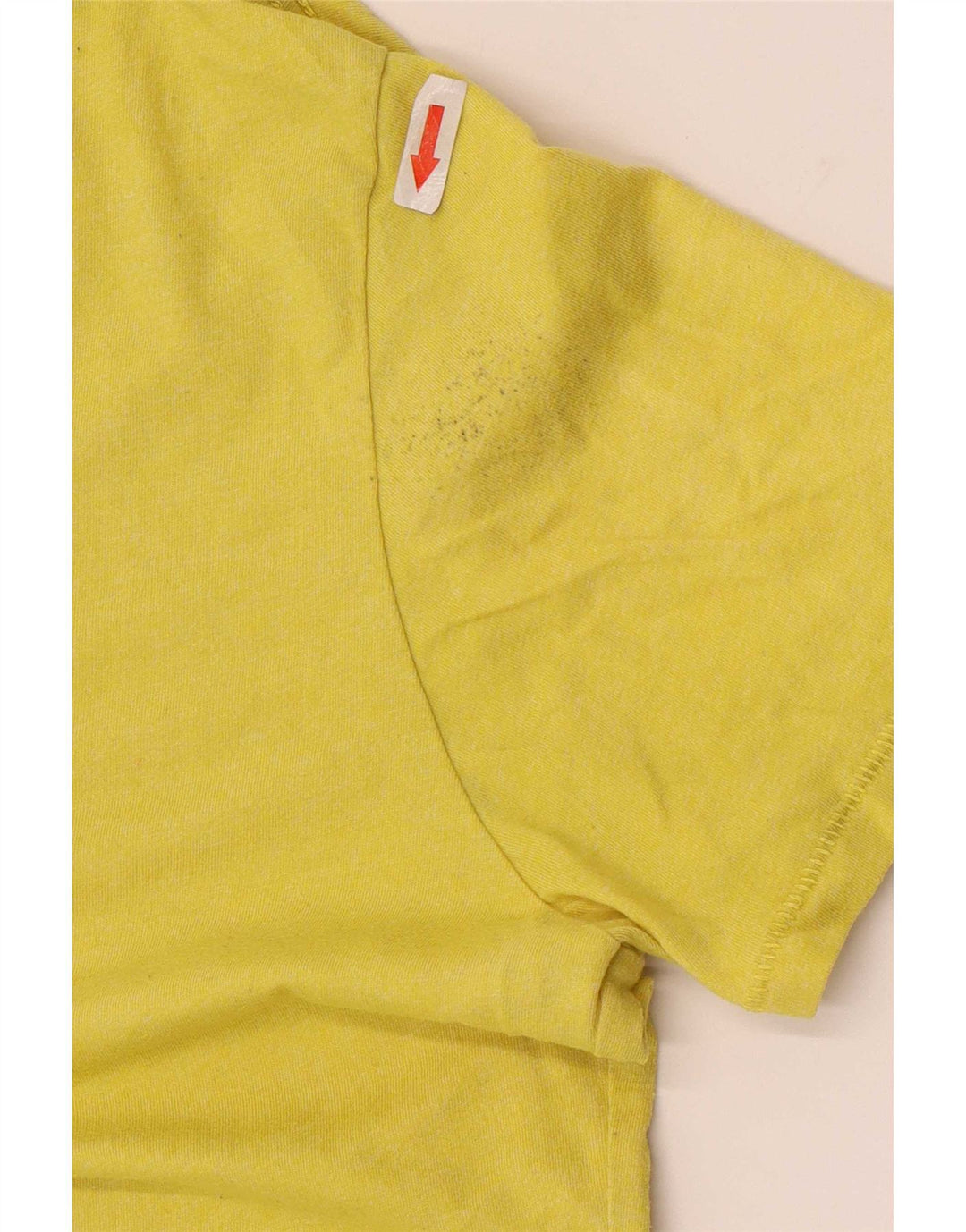 T-shirt da uomo Tommy Hilfiger Top in cotone giallo medio