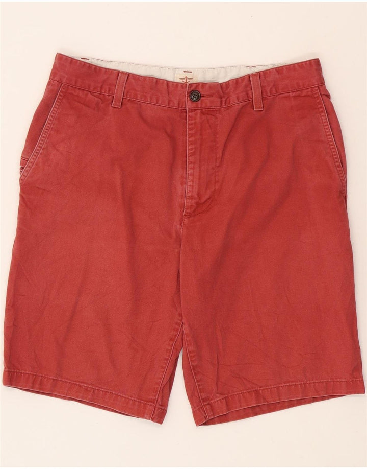 DOCKERS Mens Cargo Shorts  W32 Medium Red Cotton Vintage Dockers and Second-Hand Dockers from Messina Hembry 