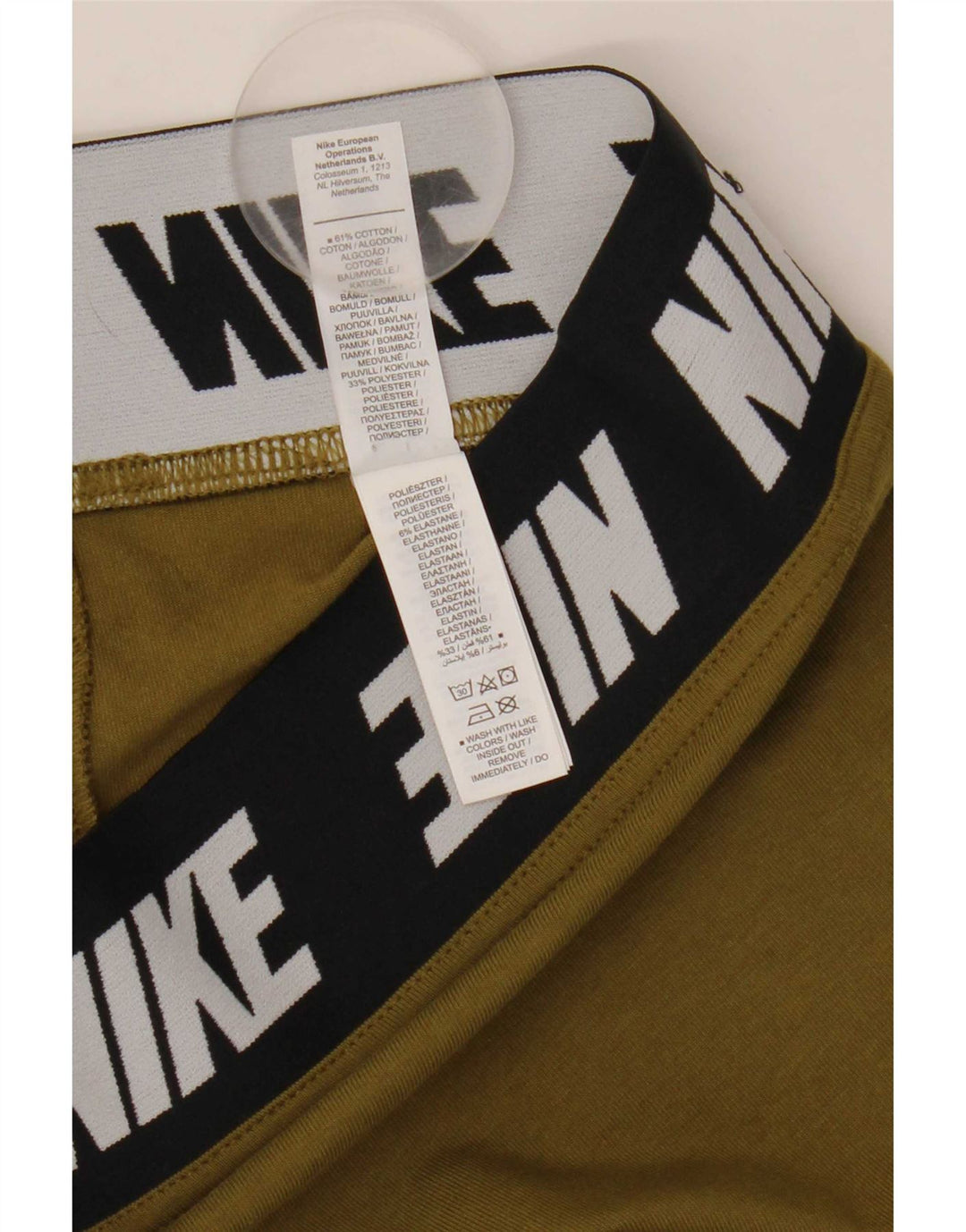Leggings grafici da donna Nike UK 14 grande cotone kaki