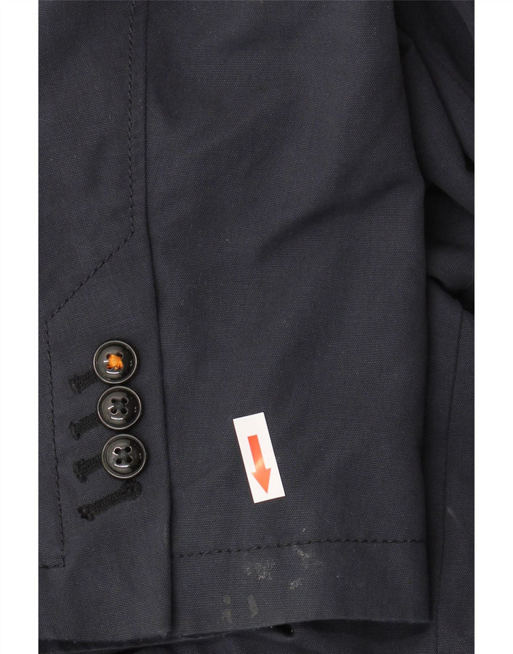 Giacca blazer da uomo a 2 bottoni Hugo Boss EU 54 2XL cotone blu navy