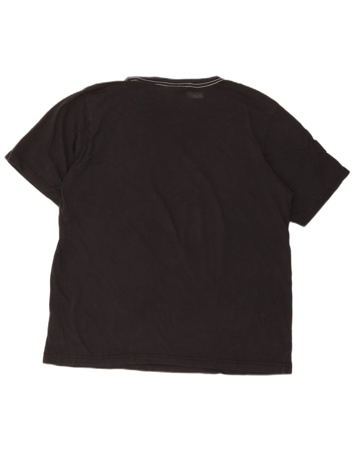 T-shirt grafica da uomo Zio Sam Top grande nera