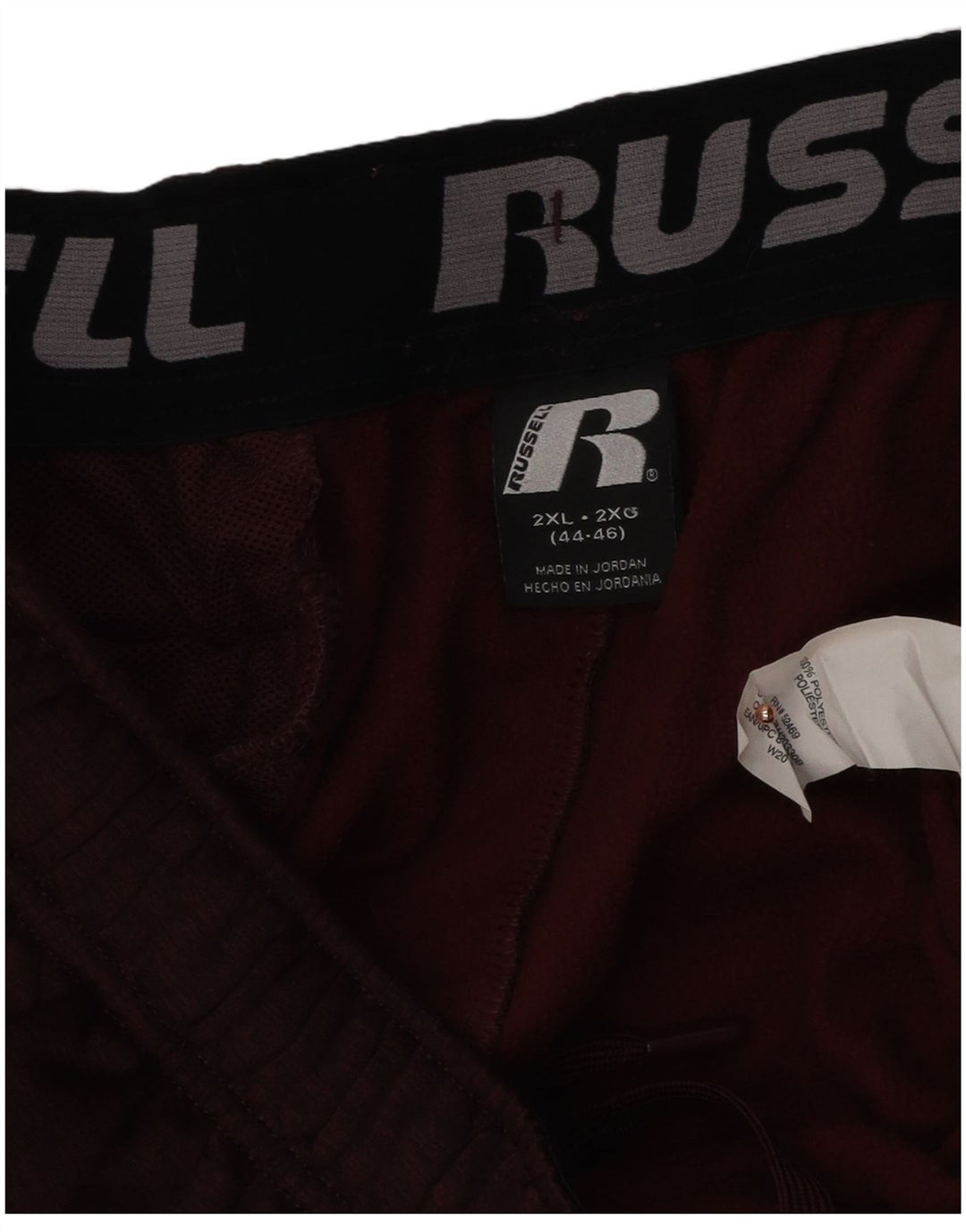Pantaloni da tuta da uomo RUSSELL ATHLETIC 2XL poliestere marrone