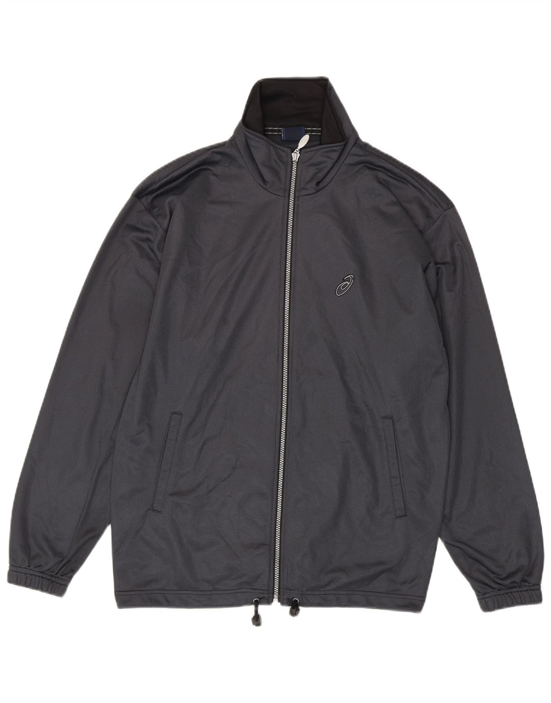 Giacca da tuta ASICS da uomo di colore grigio medio
