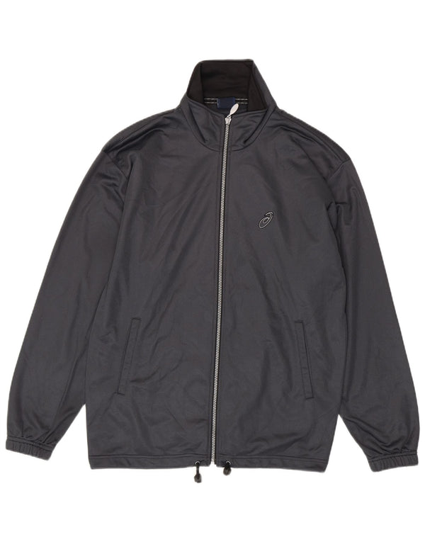 Giacca da tuta ASICS da uomo di colore grigio medio